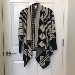 Grey and Black Banana Republic Sweater
